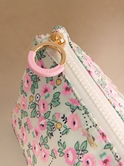 Cath Kidston Green Floral Tennis Print Travel Pouch - Image 2 of 3