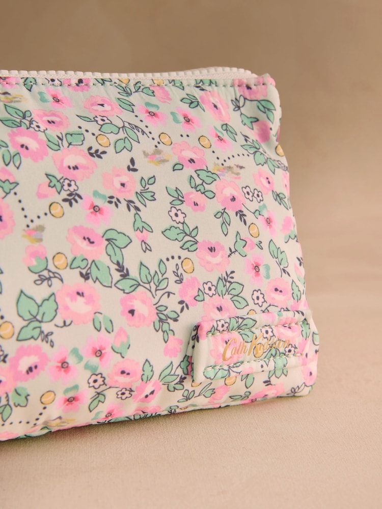 Cath Kidston Green Floral Tennis Print Travel Pouch - Image 3 of 3