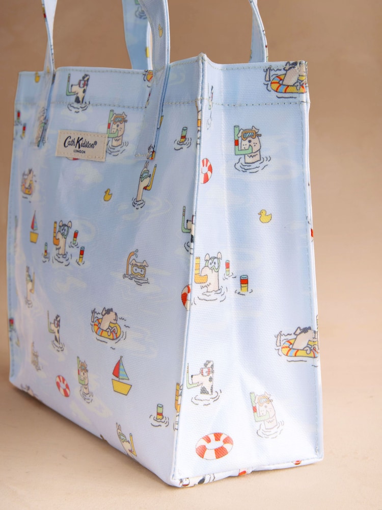 Cath Kidston Blue Stanley Dog Print Small Book Bag - Image 3 of 3
