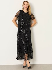 FatFace Cora Sequin Short Sleeve Top - Bild 5 von 6