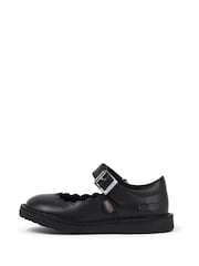 Kickers Black Adlar Mary Jane Scallop Infant Shoes - Image 2 of 6