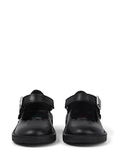 Kickers Black Adlar Mary Jane Scallop Infant Shoes - Image 3 of 6
