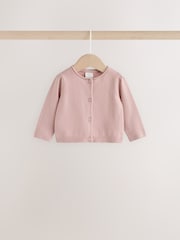 Pink and White Baby Cardigans 2 Pack (0mths-2yrs) - Image 3 of 8