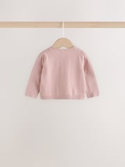 Pink and White Baby Cardigans 2 Pack (0mths-2yrs) - Image 4 of 8