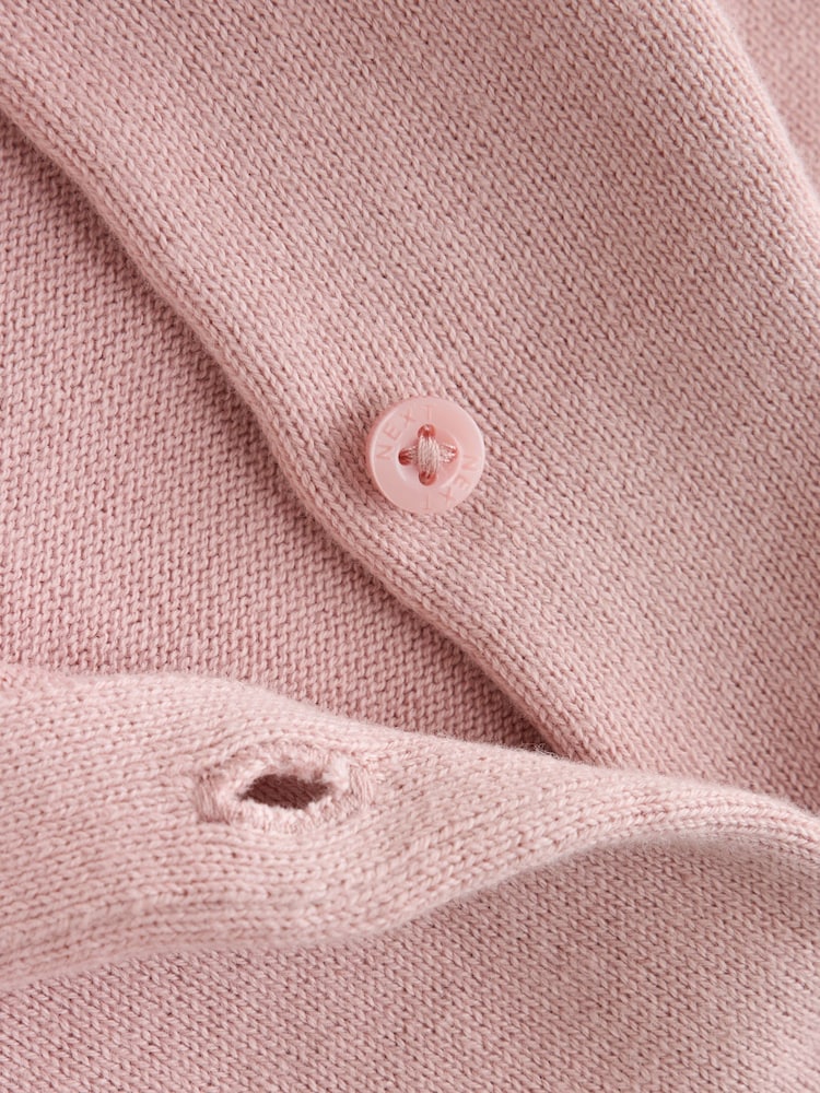 Pink and White Baby Cardigans 2 Pack (0mths-2yrs) - Image 8 of 8 Pink and White Baby Cardigans 2 Pack (0mths-2yrs) - Image 8 of 8