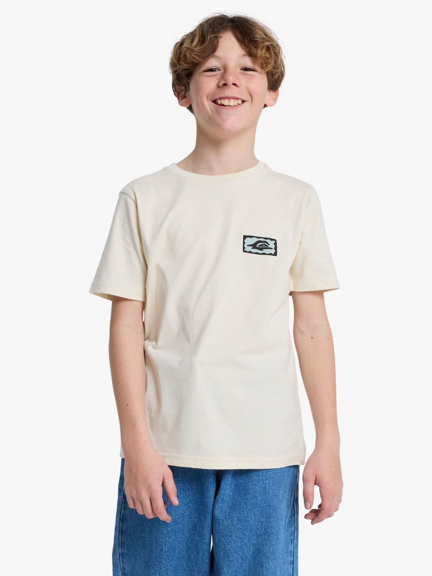 Buy Quiksilver White Serenity Splash Backprint Graphic Short