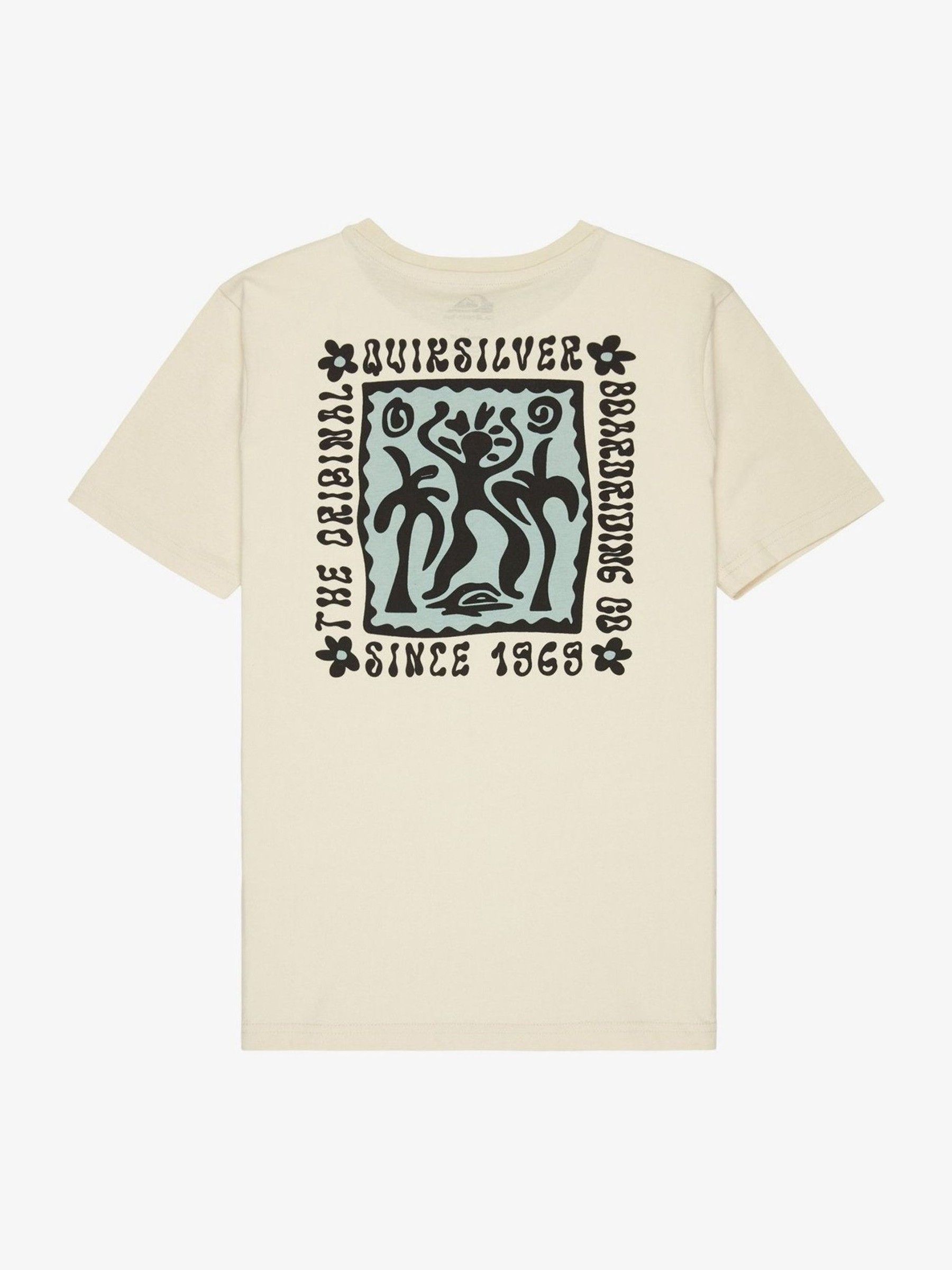 Buy Quiksilver White Serenity Splash Backprint Graphic Short