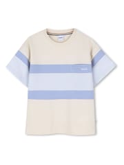 BOSS Logo Stripe Short Sleeve T-Shirt - Imaginea 2 din 4