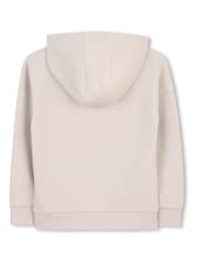 BOSS Cream Logo Pull Over Hoodie - Image 4 of 5