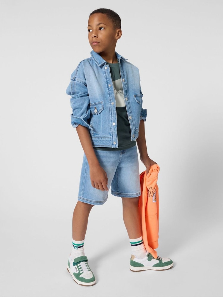 BOSS Green Shape Logo Crew Neck Short Sleeve T-Shirt - Image 1 of 5