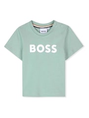 BOSS ベビー ロゴ 半袖 Tシャツ - 画像 1 / 3