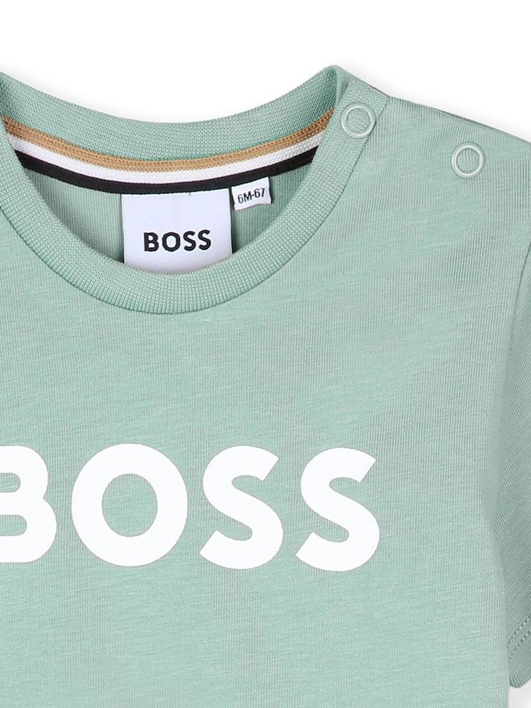 BOSS ベビー ロゴ 半袖 Tシャツ - 画像 3 / 3