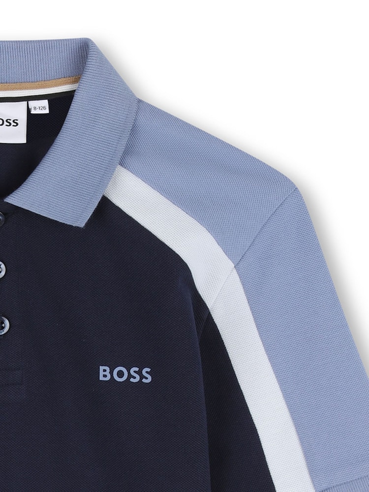 BOSS Logo Short Sleeve Polo Shirt - Imaginea 3 din 3