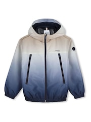 BOSS Logo Full Zip Hooded Jacket - Imaginea 4 din 6