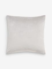 Grey Abstract 59 x 59cm Cut Velvet Hugo Cushion - Image 5 of 5