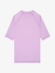 紫色 - Roxy 全心全意短袖 Logo 防晒衣 - 2的图像2｝