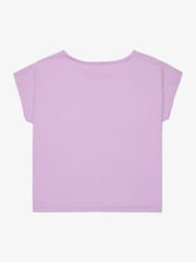 Roxy Purple Pura Playa Graphic Logo Short Sleeve T-Shirt - Image 2 of 2