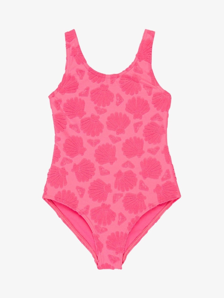 Roxy Pink Shell Dream Long Sleeve One Piece Swimsuit - Image 1 of 2