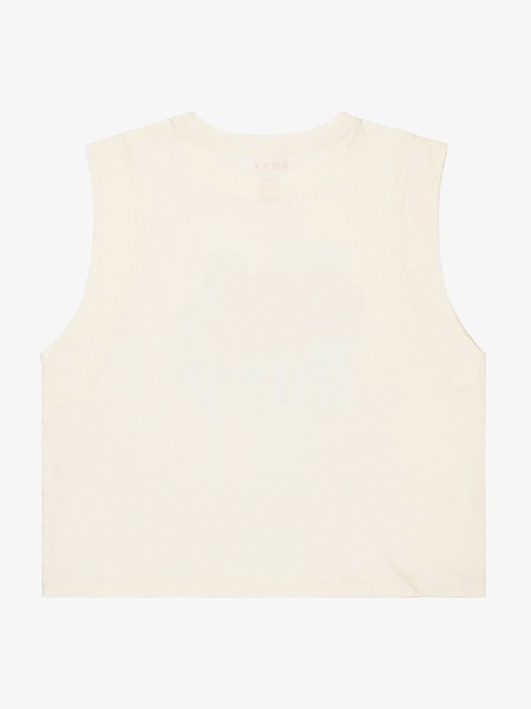 Roxy Cream Peace Harbour Graphic Logo Tank Top - Image 2 of 2