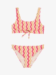 Roxy Bold Waves Crop Top Bikinis Set - Gambar 1 dari 2