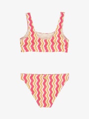 Roxy Bold Waves Crop Top Bikinis Set - Gambar 2 dari 2