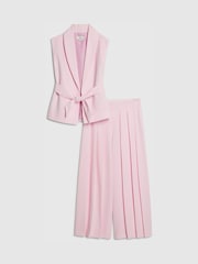 Set aus ärmellosem Blazer & Faltenhosen von River Island - Bild 2 von 5