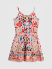 River Island Red Mexicana Cami Mini Dress - Image 1 of 4
