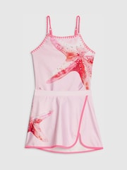 River Island Pink Starfish Placement Swimsuit & Skirt Set - Image 3 of 5