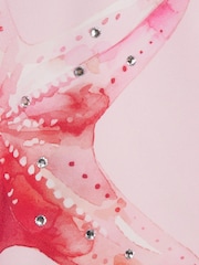 River Island Pink Starfish Placement Swimsuit & Skirt Set - Image 5 of 5