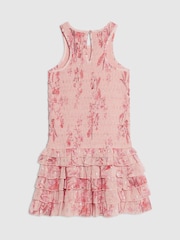 River Island Pink Chiffon Hem Rara Dress - Image 2 of 4