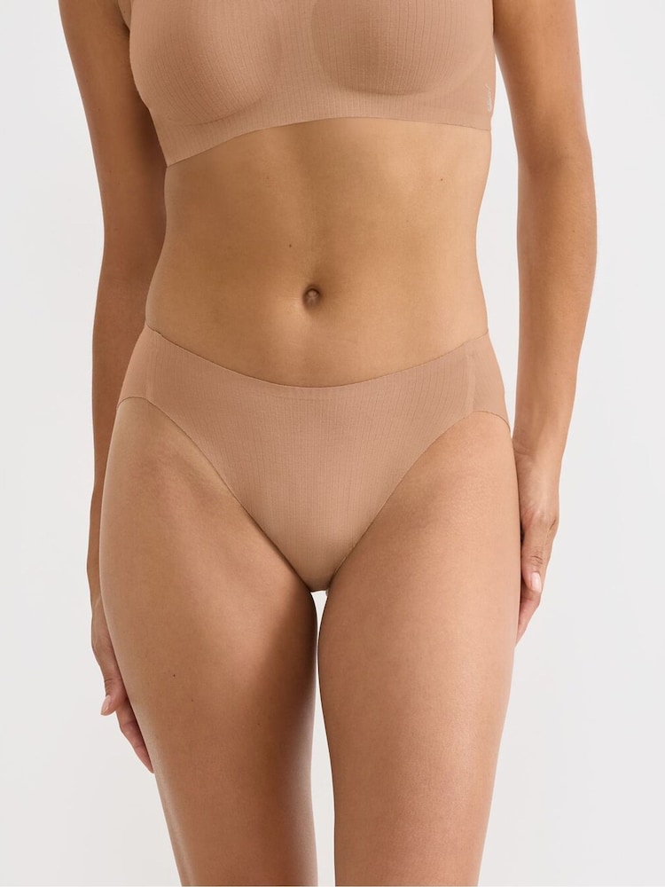 Sloggi Brown Bella Gem Knicker - Image 1 of 6 Sloggi Brown Bella Gem Knicker - Image 1 of 6