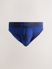 Orange Check Print 5 Pack Cotton Rich Briefs - Image 5 of 10
