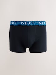 Black Bright Pattern Waistband Hipster Cotton Rich Boxers 5 Pack - Image 2 of 10