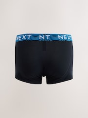 Black Bright Pattern Waistband Hipster Cotton Rich Boxers 5 Pack - Image 7 of 10