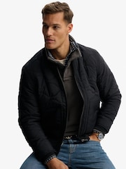 Superdry Black Military Liner Jacket - Image 1 of 6