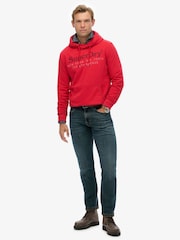 Superdry Red New York Venue Hoodie - Image 3 of 6