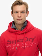 Superdry Red New York Venue Hoodie - Image 5 of 6