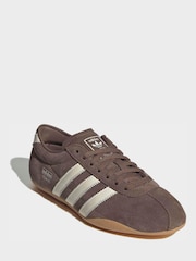 adidas Originals Brown/Cream Tokyo Trainers - Image 3 of 9