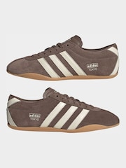 adidas Originals Brown/Cream Tokyo Trainers - Image 5 of 9