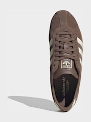 adidas Originals Brown/Cream Tokyo Trainers - Image 6 of 9