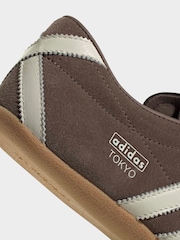 adidas Originals Brown/Cream Tokyo Trainers - Image 8 of 9