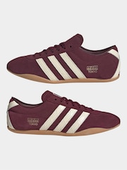 adidas Originals Maroon Red Tokyo Trainers - Image 4 of 10