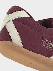 adidas Originals Maroon Red Tokyo Trainers - Image 8 of 10