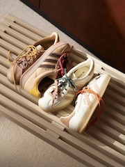 adidas Originals Cream Gazelle Indoor Trainers - Image 2 of 9