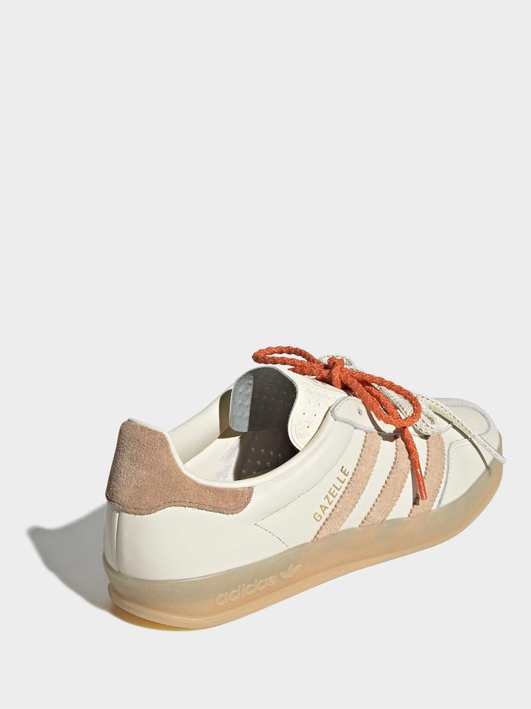 adidas Originals Cream Gazelle Indoor Trainers - Image 9 of 9