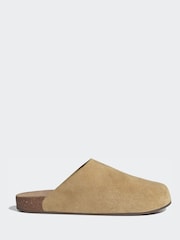 adidas Originals Beige Adimule Sliders - Image 2 of 11