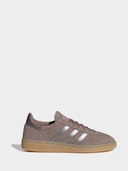 adidas Originals Brown Handball Spezial Trainers - Image 4 of 10