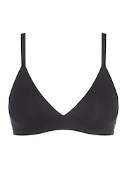 Melns - Sloggi ZERO Feel Pure THE UP Push Up Bra - Attēls 5 no 6