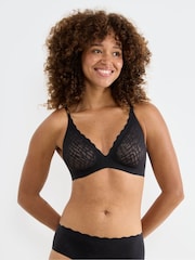 Melns - Sloggi ZERO Feel Bliss THE UP Bra - Attēls 1 no 6