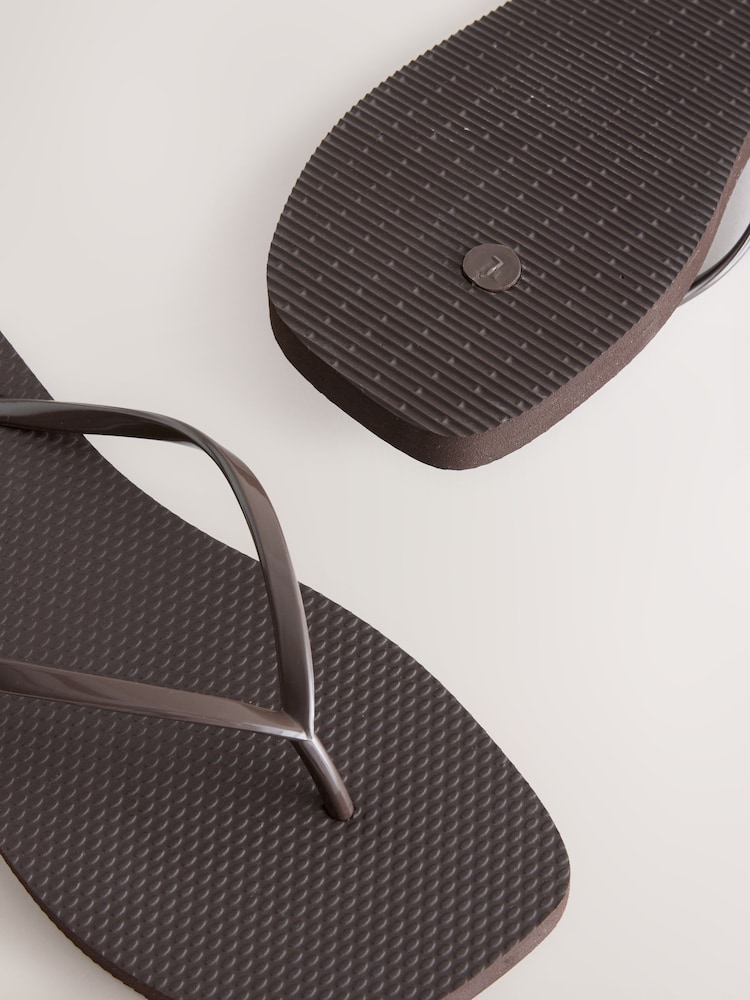 Čokoladno smeđa - Japanke s kvadratnim vrhom - Slika 10 od 10 Čokoladno smeđa - Japanke s kvadratnim vrhom - Slika 10 od 10